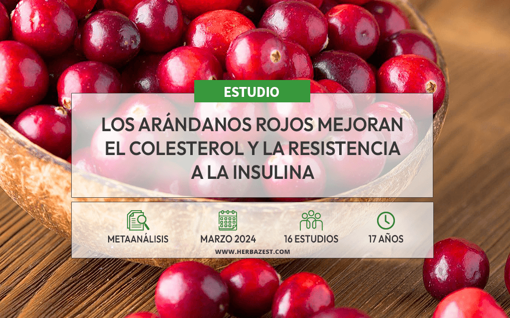 Los suplementos de arándano rojo promueven la salud metabólica