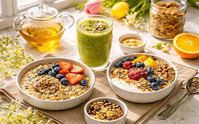 A Lighter Start to Spring: Morning Meals for Steady Energy