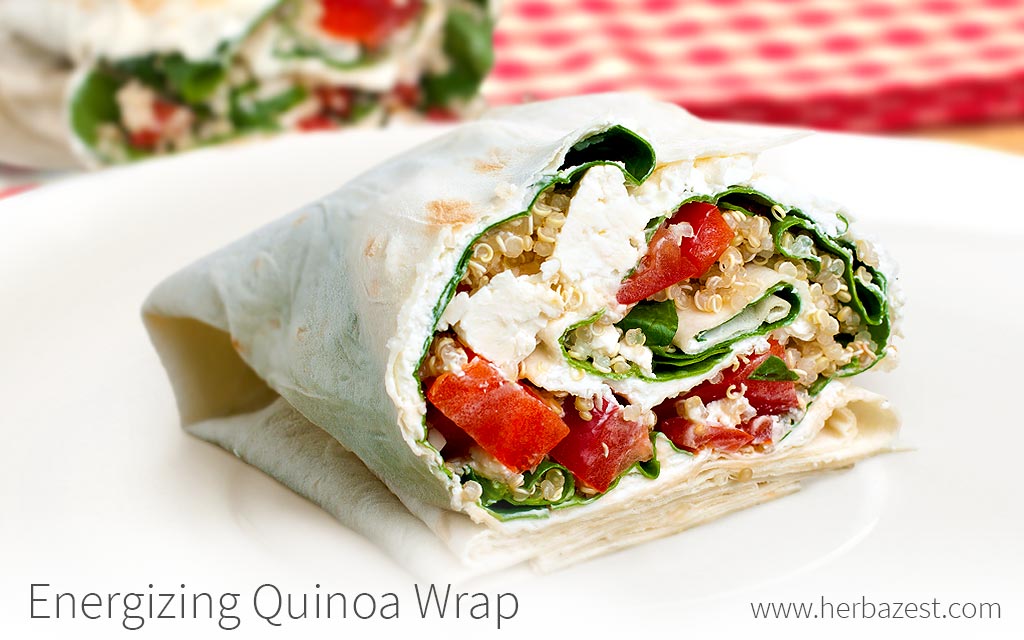 Energizing Quinoa Wrap