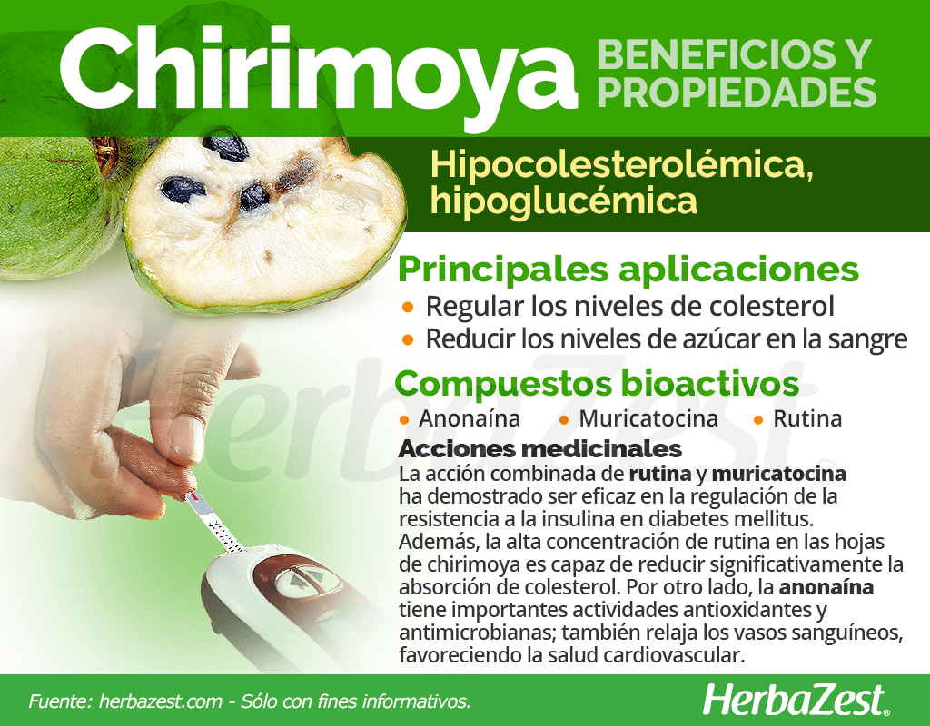 Beneficios y propiedades de la chirimoya