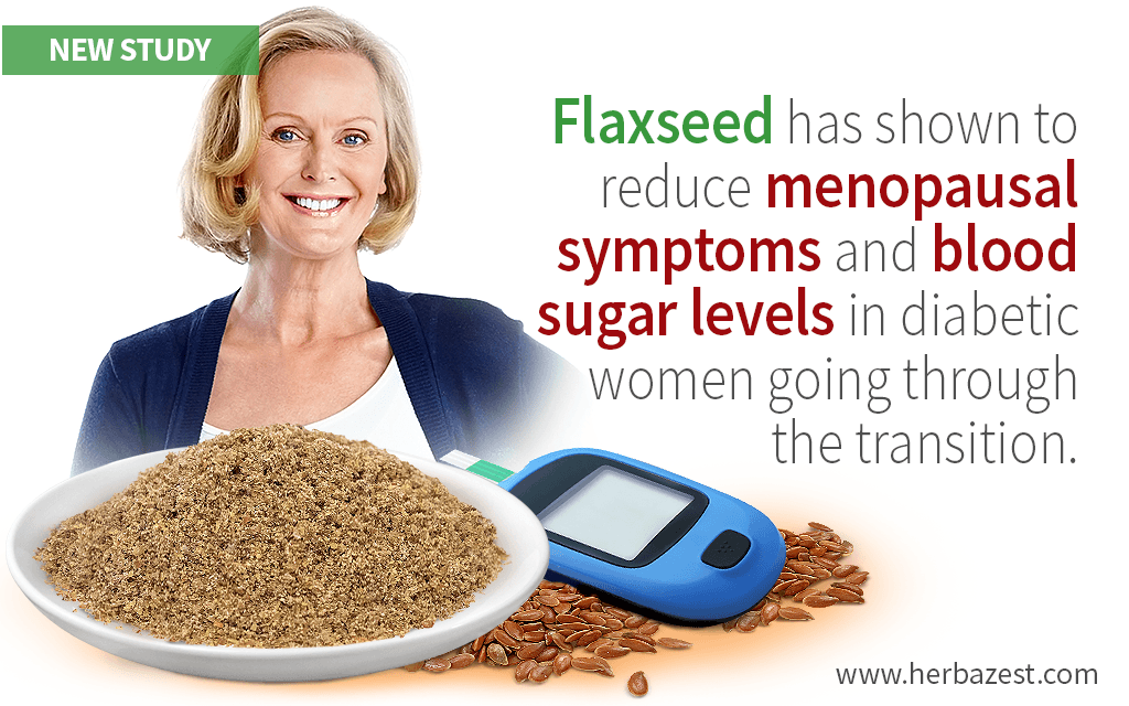 Menopausal Women with Diabetes Can Benefit from Flaxseed
