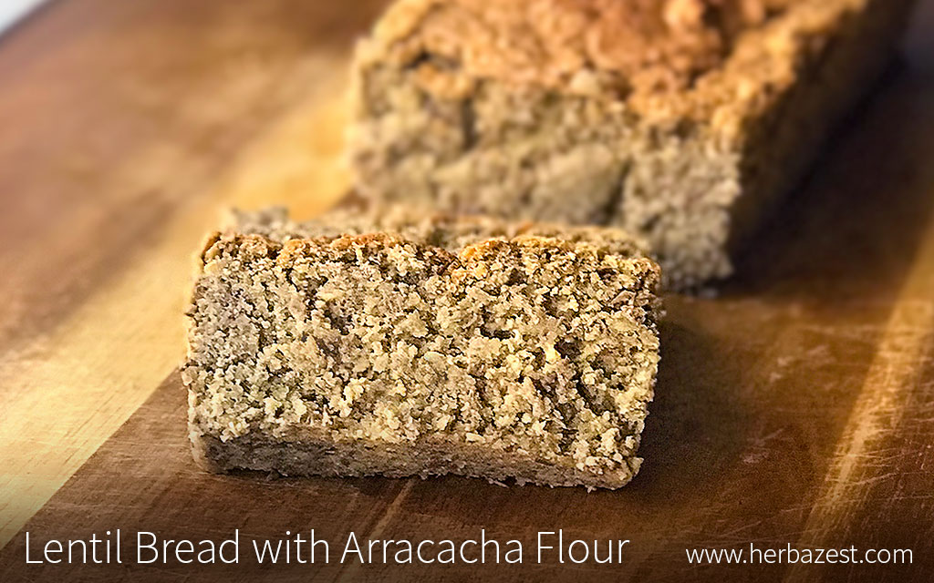 Lentil Bread with Arracacha Flour