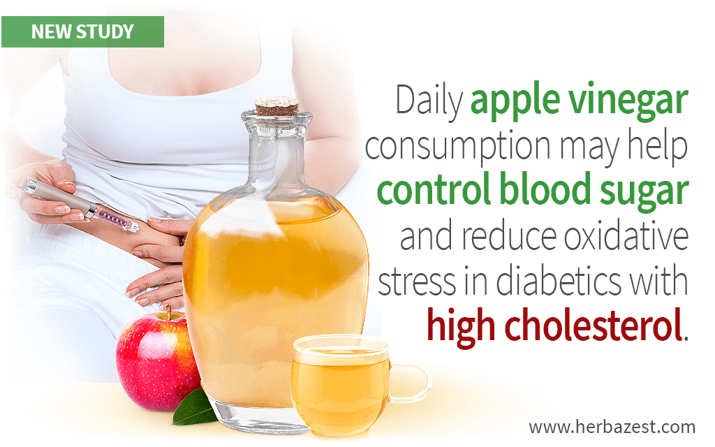 Glycemic and Oxidative Stress Markers Improved by Apple Vinegar