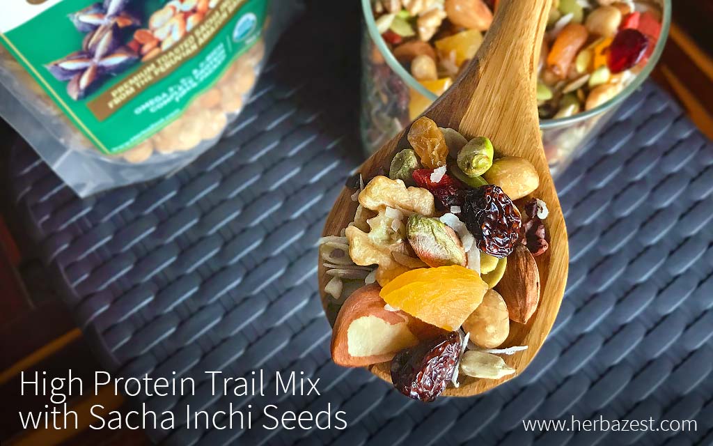 High Protein Trail Mix with Sacha Inchi Seeds