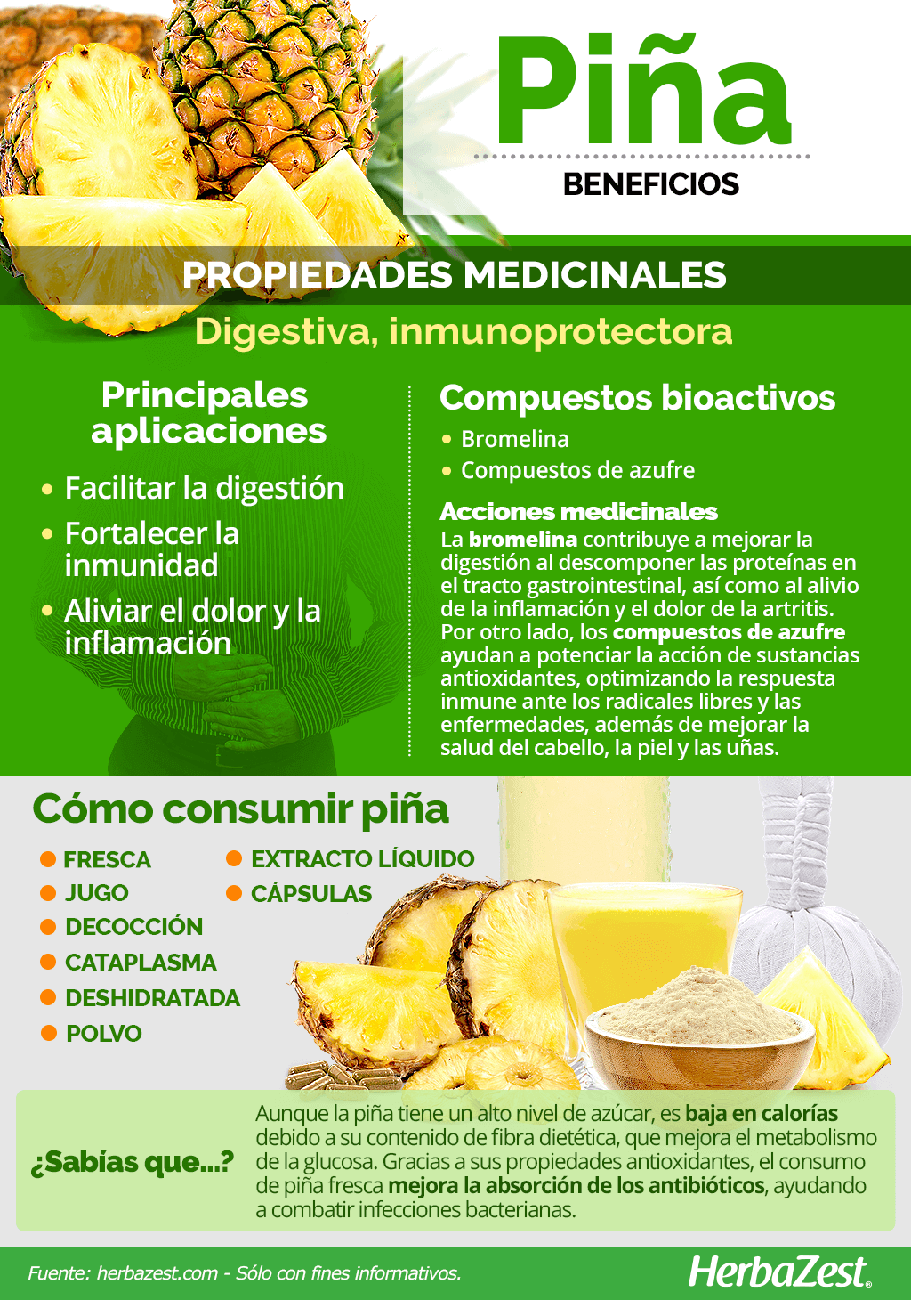 Beneficios de la piña