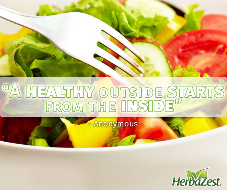 Quote: A Healthy Outside Starts From the Inside