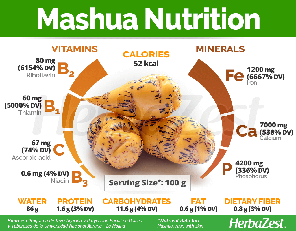 Mashua Nutrition Facts