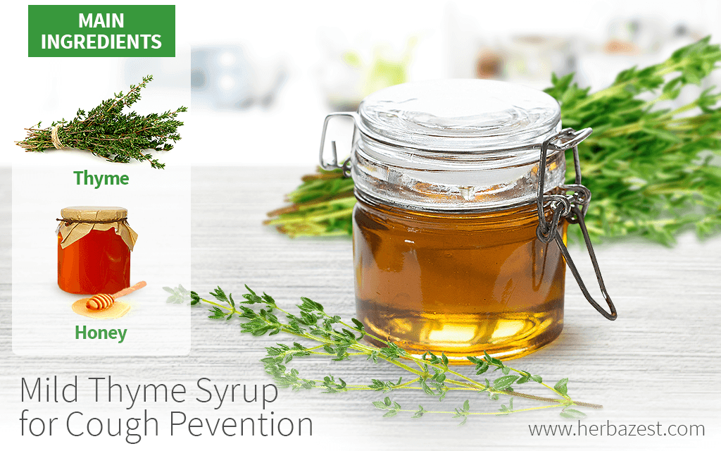 Mild Thyme Syrup for Cough Prevention