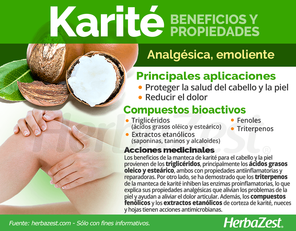 Beneficios y propiedades del karité