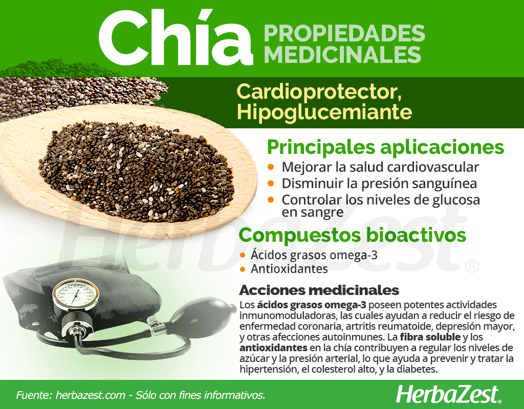 Propiedades medicinales de la chía