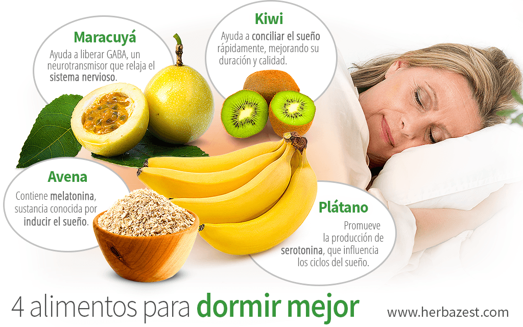 4 alimentos para dormir mejor