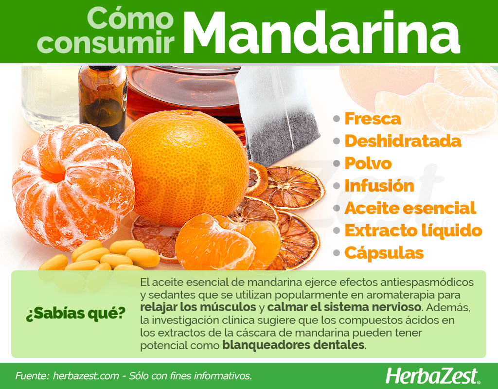 Cómo consumir mandarina