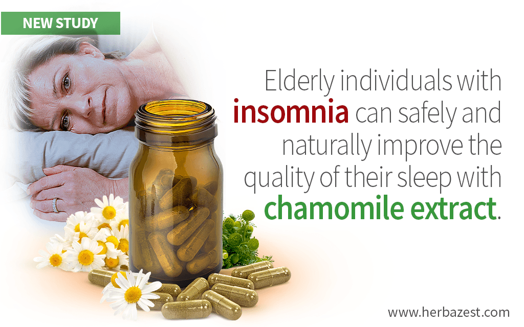 Chamomile Extract May Help Elderly Insomniacs Get a Good Night's Sleep