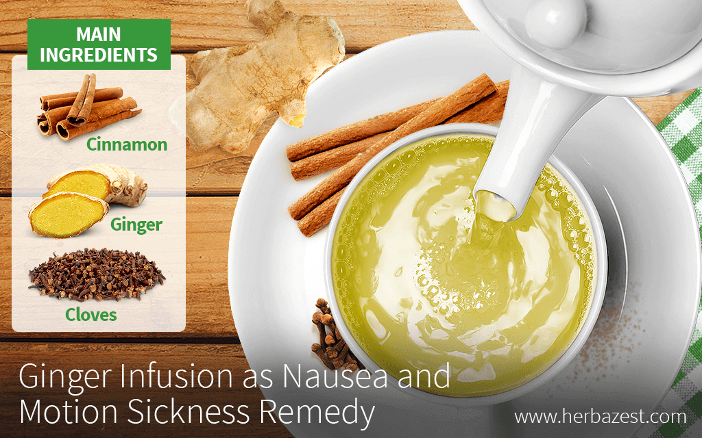 Ginger Infusion as Nausea and Motion Sickness Remedy