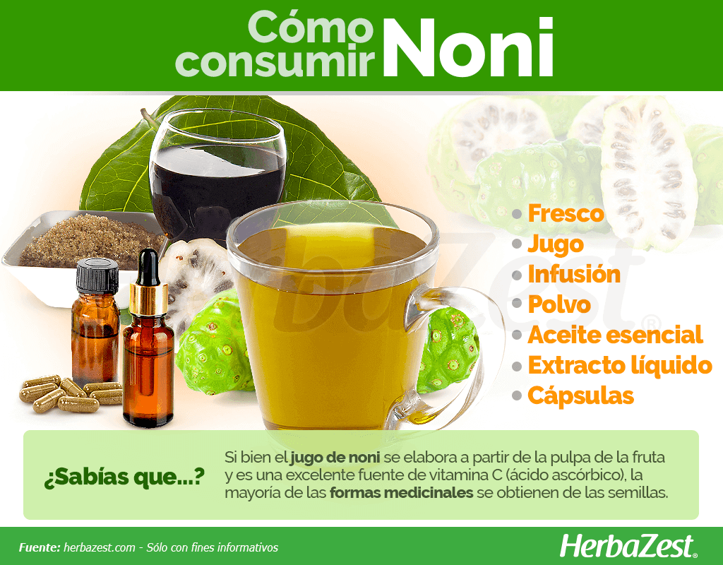 Cómo consumir noni