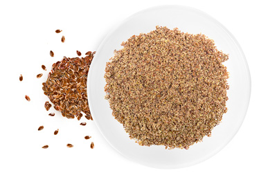 Ground flax seeds