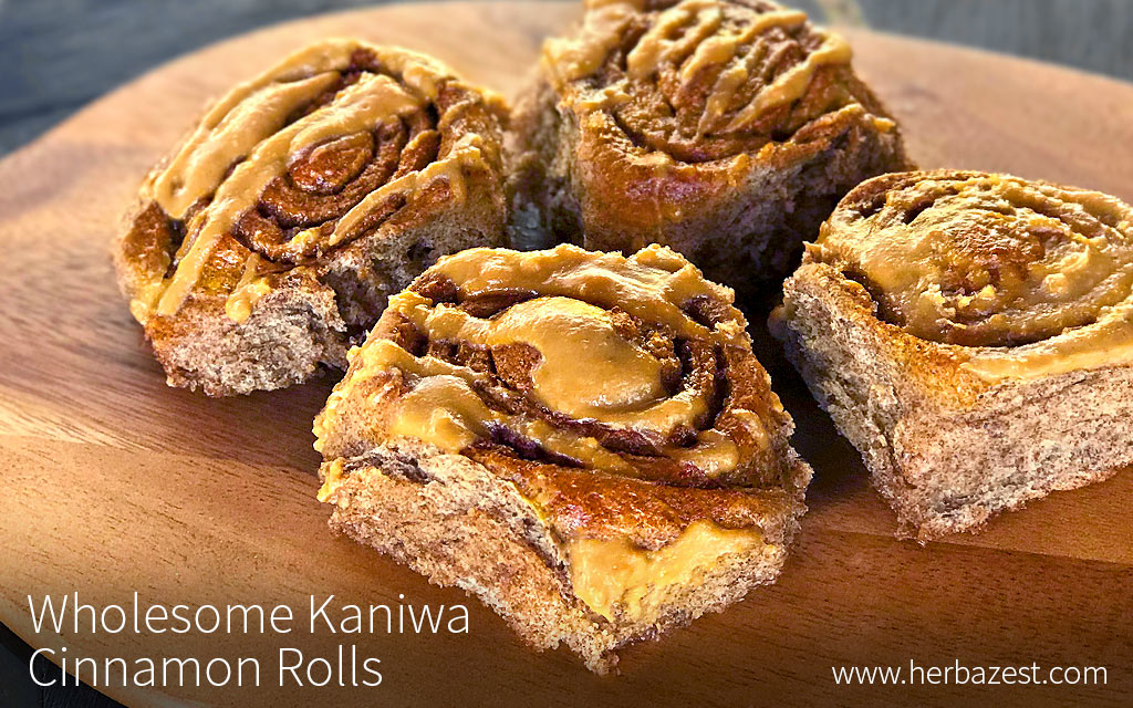 Wholesome Kaniwa Cinnamon Rolls