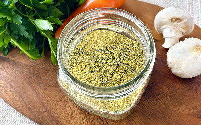 Caldo de verduras en polvo