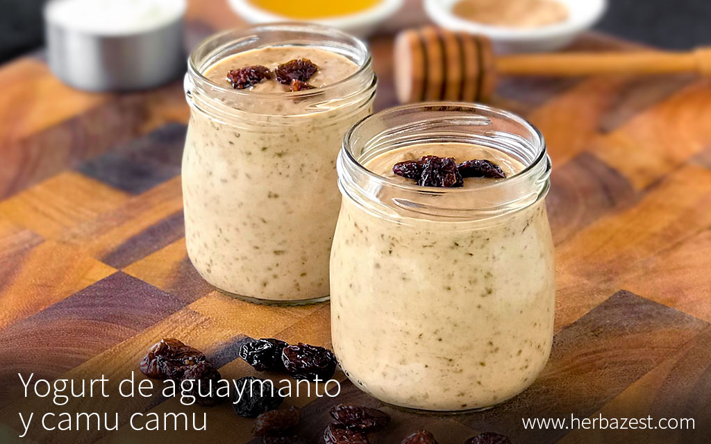 Yogurt de aguaymanto y camu camu