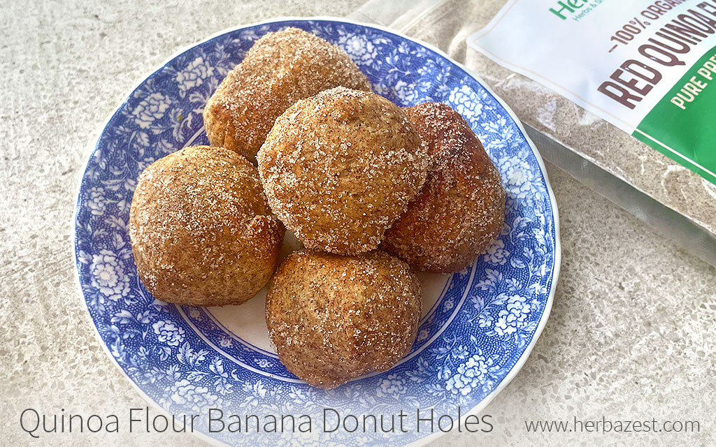 Quinoa Flour Banana Donut Holes