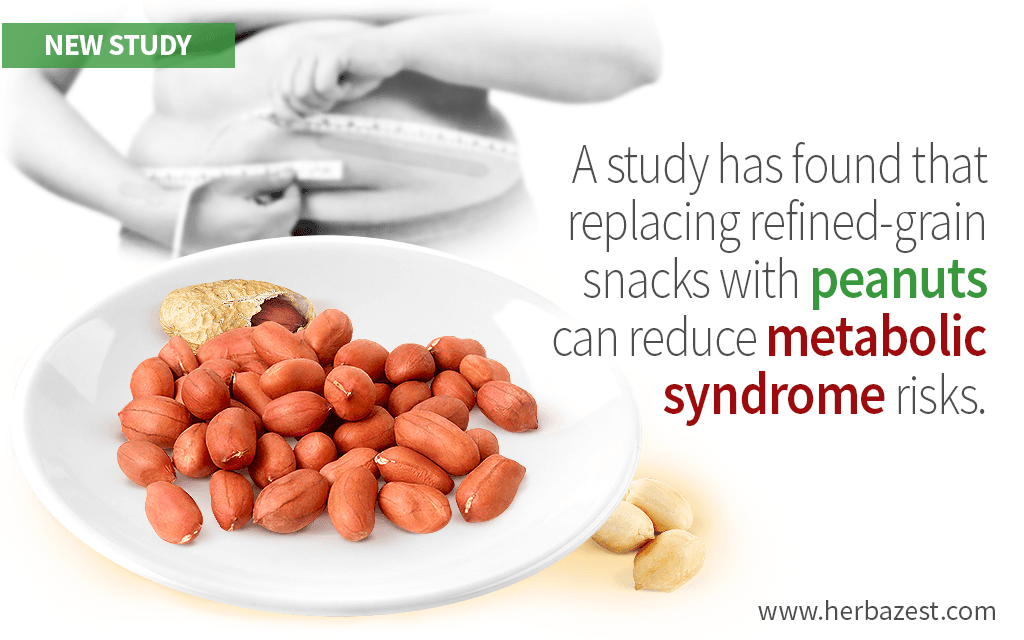 Metabolic Syndrome Risks Reduced by Snacking on Peanuts