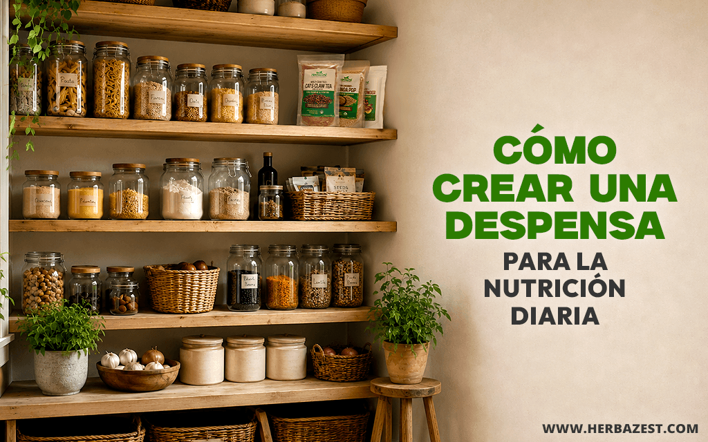 Cómo crear una despensa para la nutrición diaria